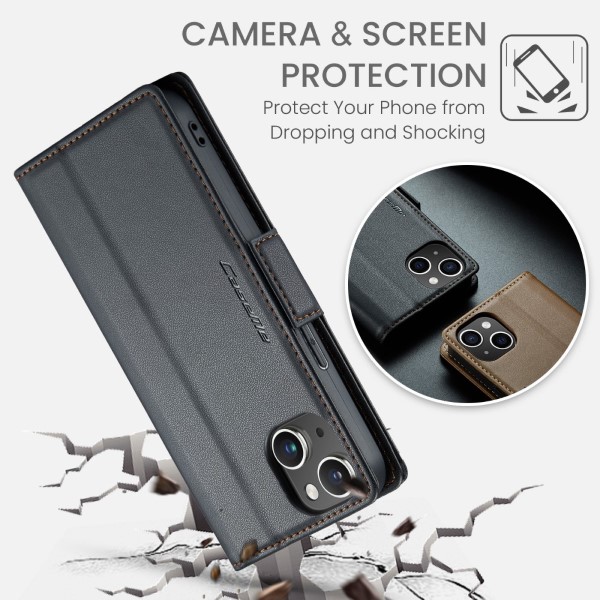 Pouzdro na iPhone 14 Plus CASEME smooth černé