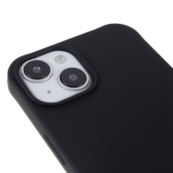 Kryt na iPhone 14 Plus gumový se šňůrkou na krk černý