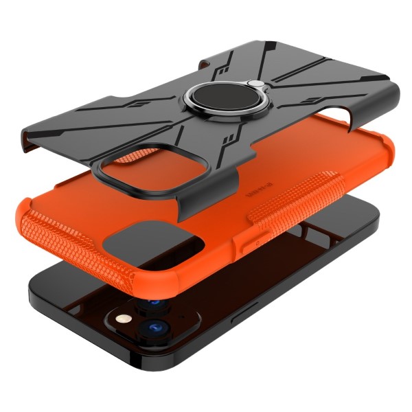 Kryt na iPhone 14 Plus odolný Tire oranžový