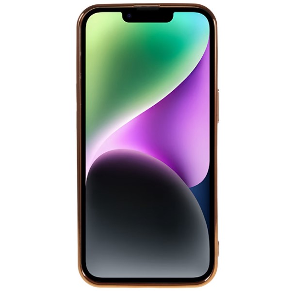 Kryt na iPhone 14 Plus Electroplated srdíčko růžový