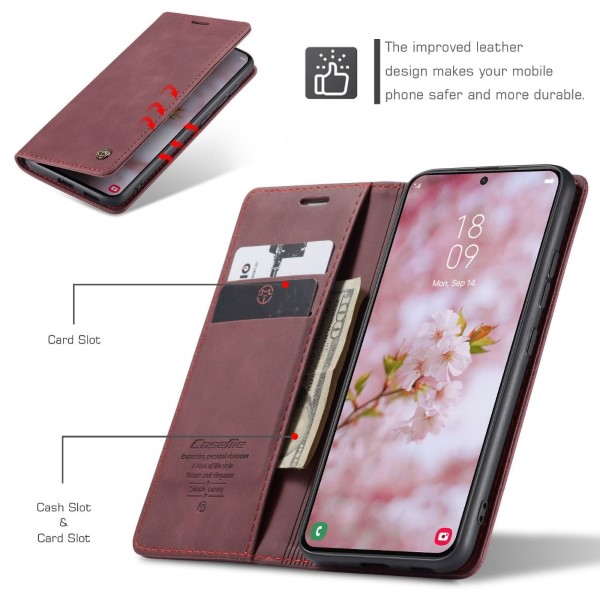 Pouzdro na Samsung Galaxy S22 CASEME červené