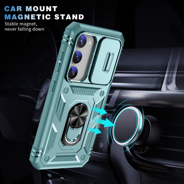 Kryt na Samsung Galaxy S23 odolný s krytkou na fotoaparát světle modrý 