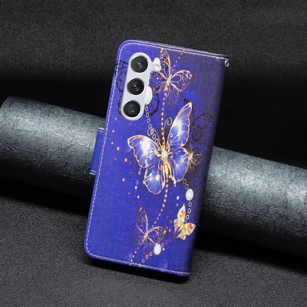Pouzdro na Samsung Galaxy S23 Motýl fialové