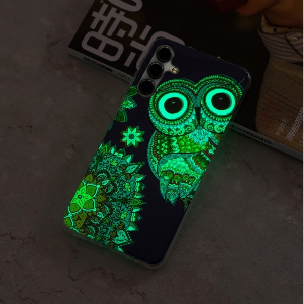 Kryt na Samsung Galaxy S23 svítící Sova