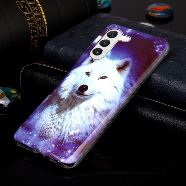 Kryt na Samsung Galaxy S23 svítící Vlk