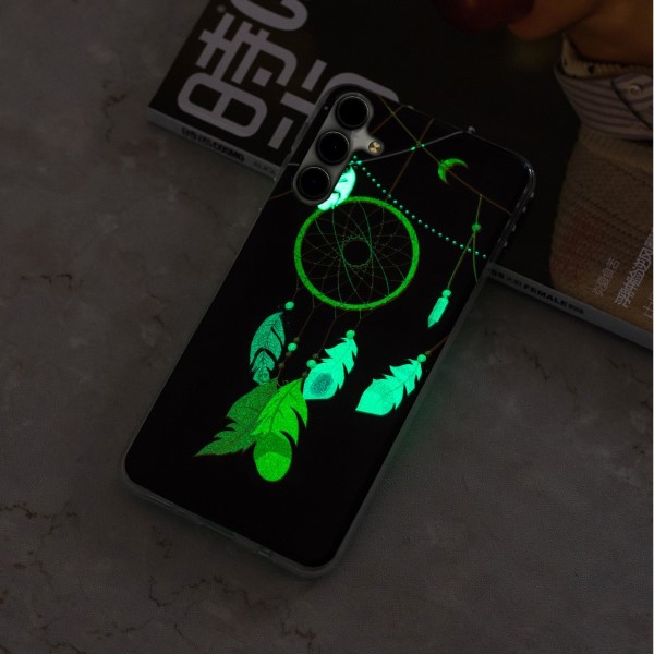 Kryt na Samsung Galaxy S23+ svítící Lapač snů černý