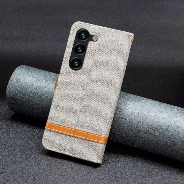 Pouzdro na Samsung Galaxy S23+ Jeans šedé