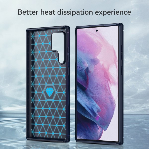 Kryt na Samsung Galaxy S23 Ultra Carbon modrý