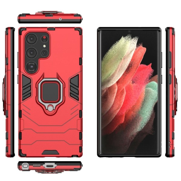 Kryt na Samsung Galaxy S23 Ultra odolný Finger červený