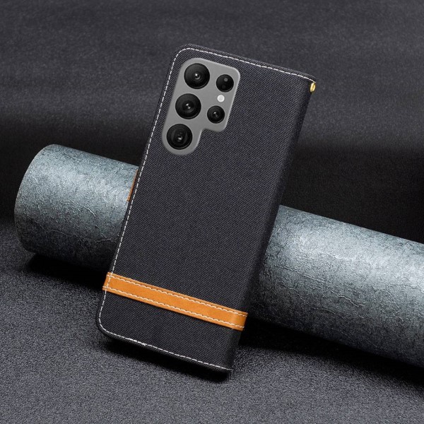 Pouzdro na Samsung Galaxy S23 Ultra Jeans černé