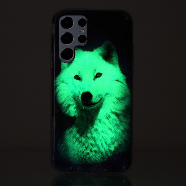 Kryt na Samsung Galaxy S23 Ultra svítící Vlk