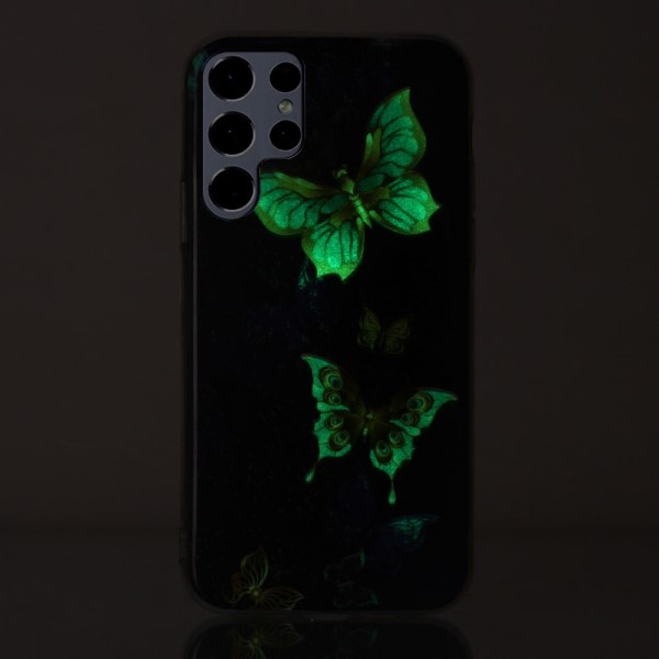Kryt na Samsung Galaxy S23 Ultra svítící Motýl