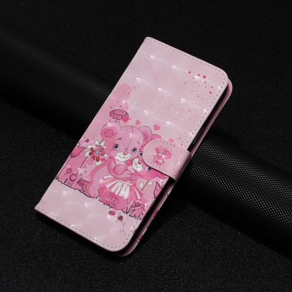 Pouzdro na Samsung Galaxy S23 Ultra medvídek růžové