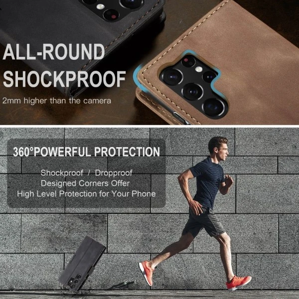 Pouzdro na Samsung Galaxy S23 Ultra CASEME černé