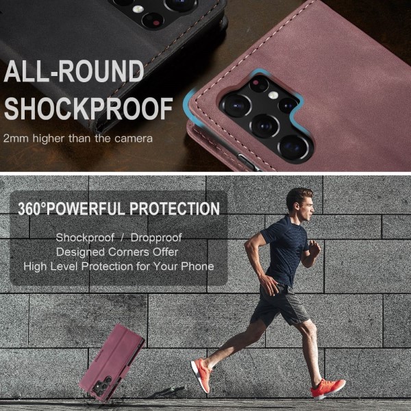 Pouzdro na Samsung Galaxy S23 Ultra CASEME červené