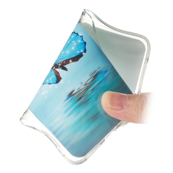 Kryt na Samsung Galaxy S20 svítící Motýl