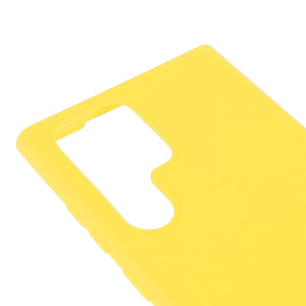 Kryt na Samsung Galaxy S22 Ultra Silikonový žlutý