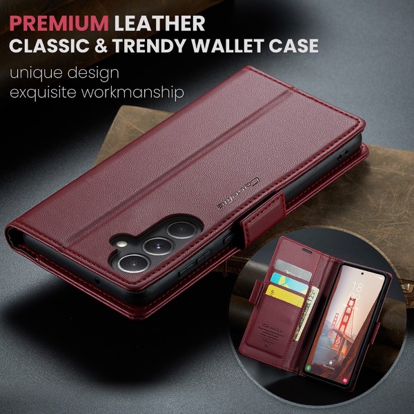 Pouzdro na Samsung Galaxy S23 FE CASEME smooth červené
