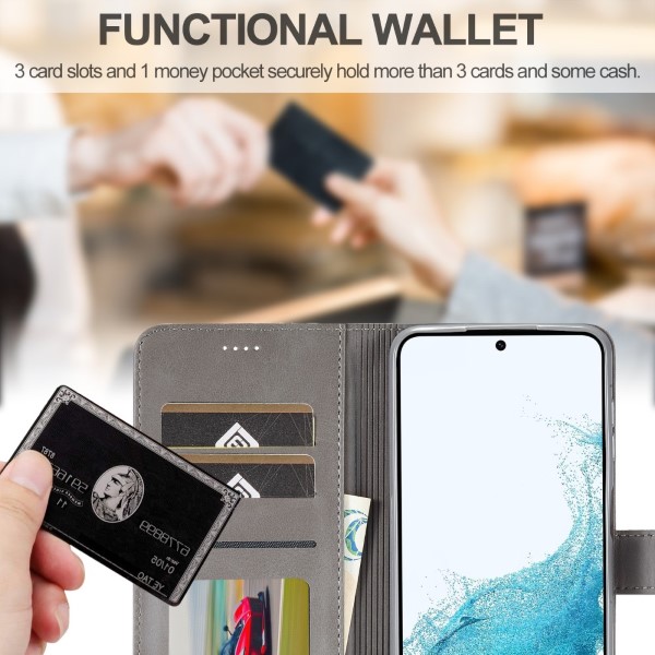 Pouzdro na Samsung Galaxy S23 FE LC.IMEEKE šedé