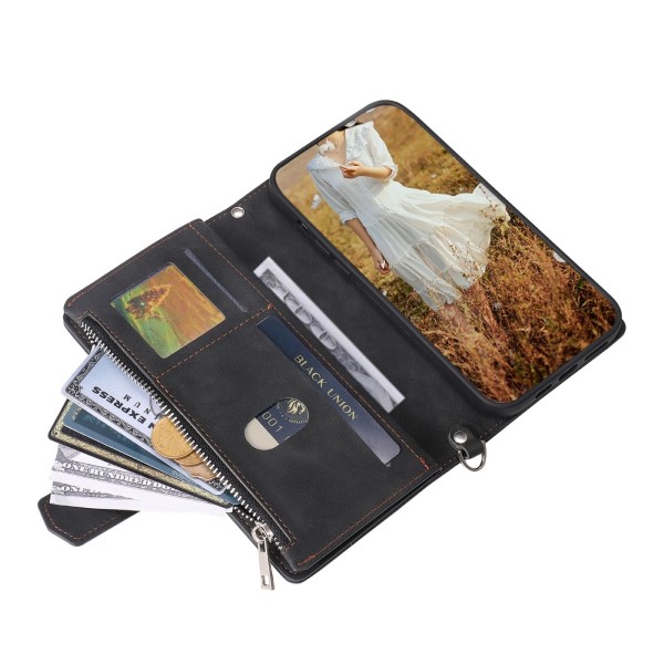 Pouzdro na Samsung Galaxy S23 FE Luxury Double Layer černé