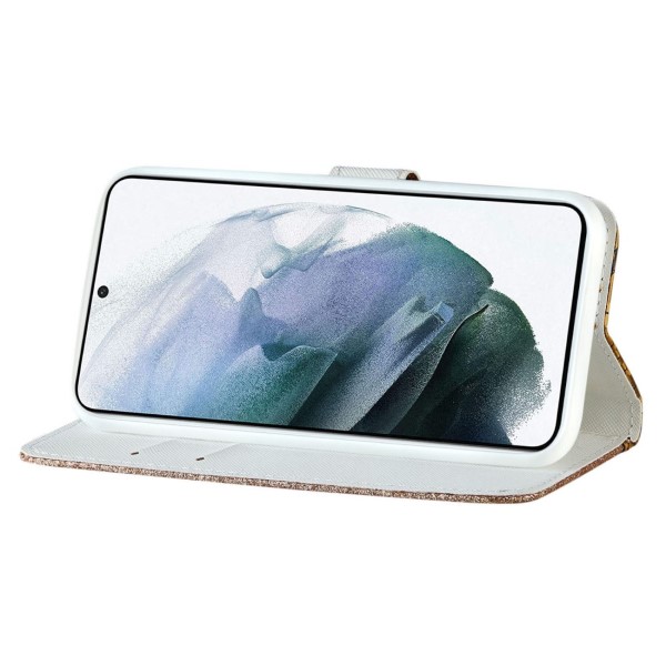 Pouzdro na Samsung Galaxy S22 Glitter zlaté