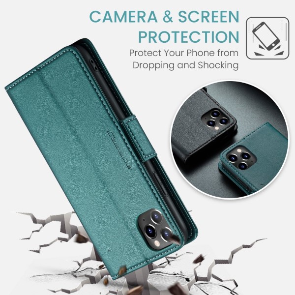 Pouzdro na iPhone 11 Pro Max CASEME smooth zelené