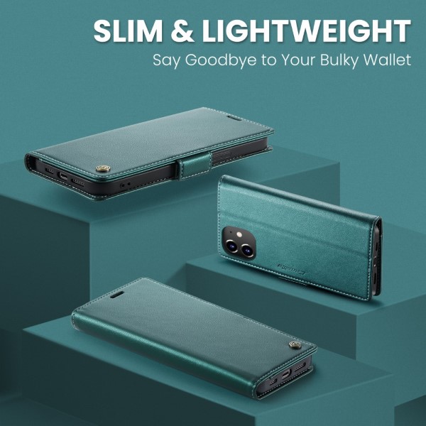 Pouzdro pro iPhone 12 Mini CASEME Smooth zelené