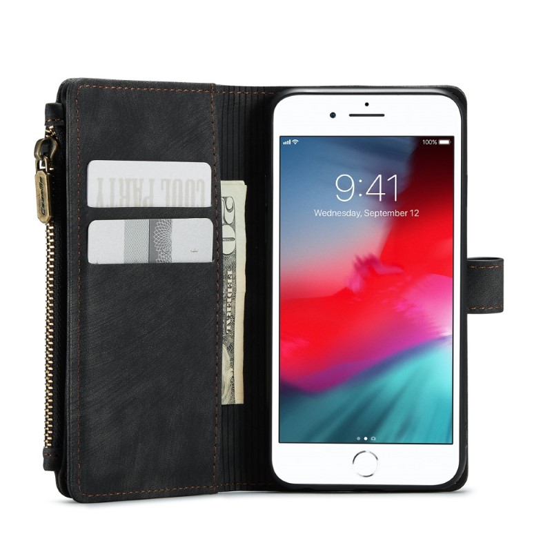 Pouzdro pro iPhone 7 / 8 / SE ( 2020 / 2022 ) Luxury Double Layer černé