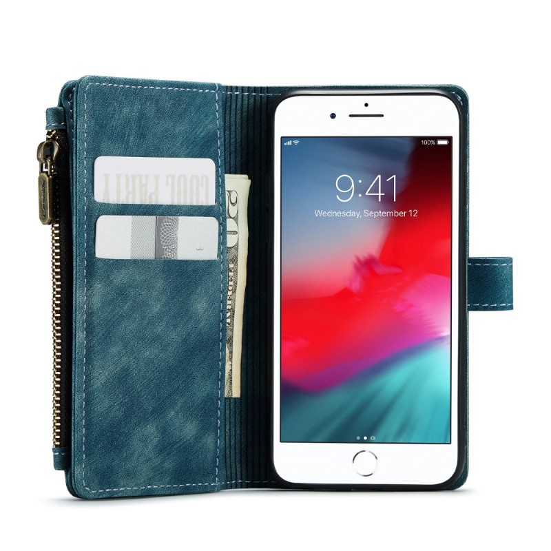 Pouzdro pro iPhone 7 / 8 / SE ( 2020 / 2022 ) Luxury Double Layer modré