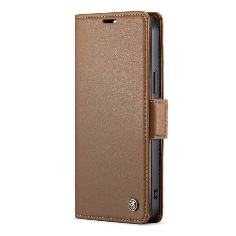 Pouzdro pro iPhone 12 Pro Max CASEME smooth hnědé