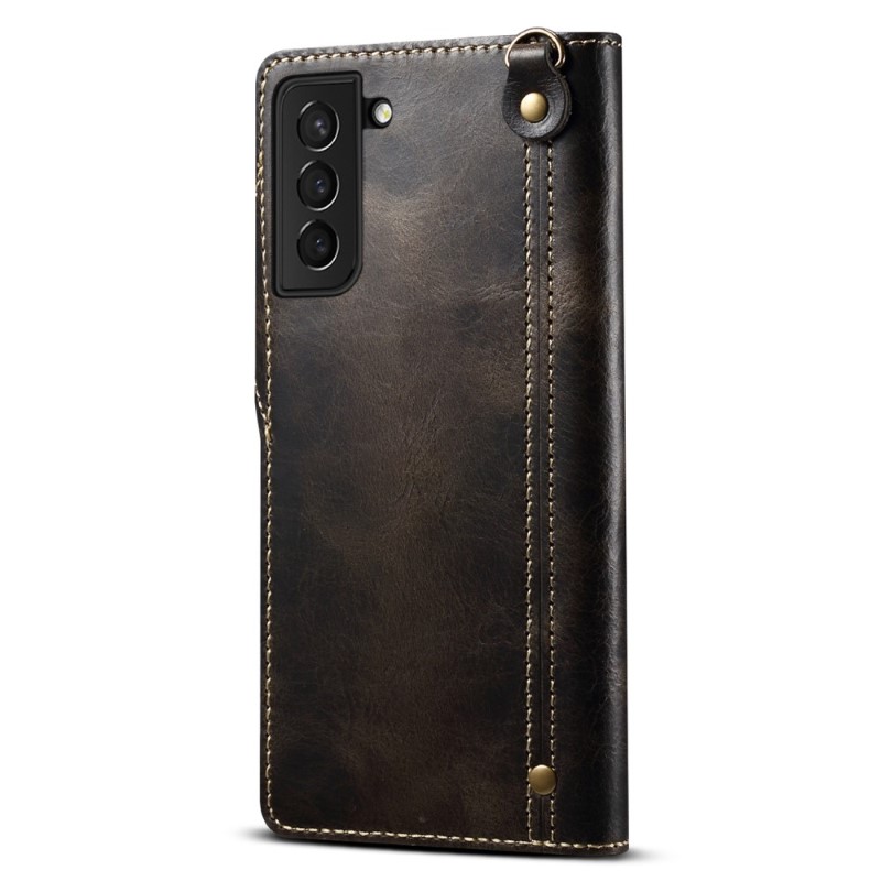 Pouzdro kožené Denior na Samsung Galaxy S23 FE černé