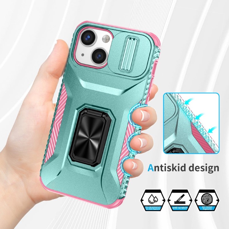 Kryt na iPhone 12 Mini odolný s krytkou na fotoaparát světle modrý