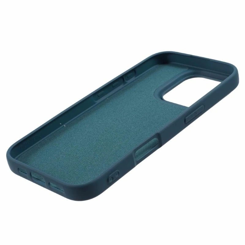 Kryt na iPhone 16 Pro gumový Premium tmavě zelený