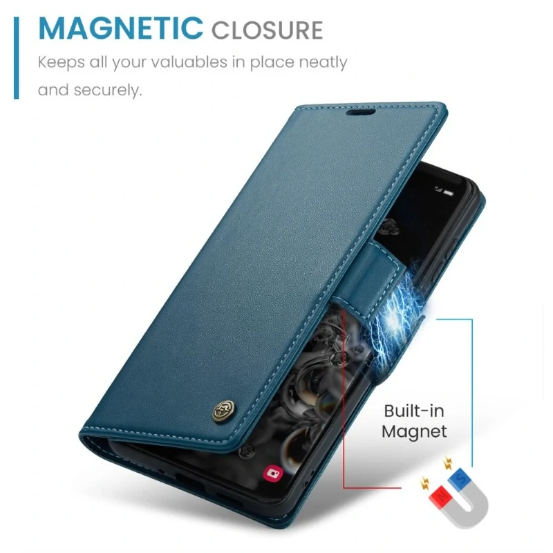 Pouzdro na Samsung Galaxy S20 Ultra CASEME smooth modré