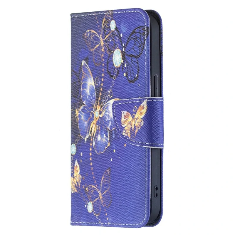 Pouzdro pro iPhone 15 Motýl fialové