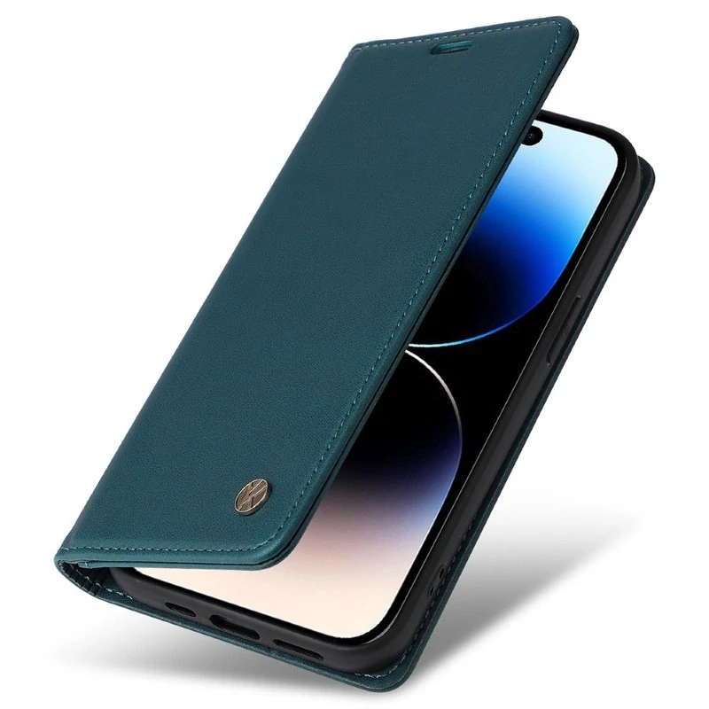 Pouzdro na iPhone 15 Pro YIKATU zelené