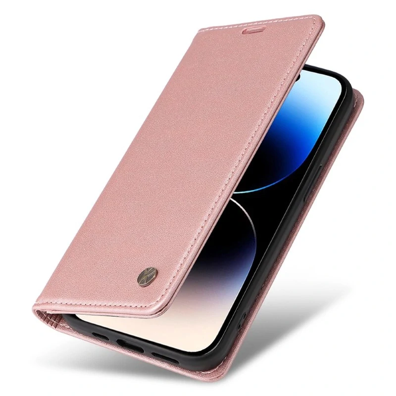 Pouzdro na iPhone 15 Pro YIKATU růžové