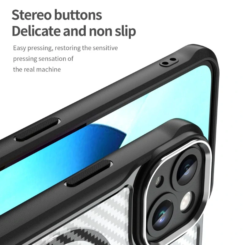 Kryt na iPhone 13 odolný s podporou Magsafe černý