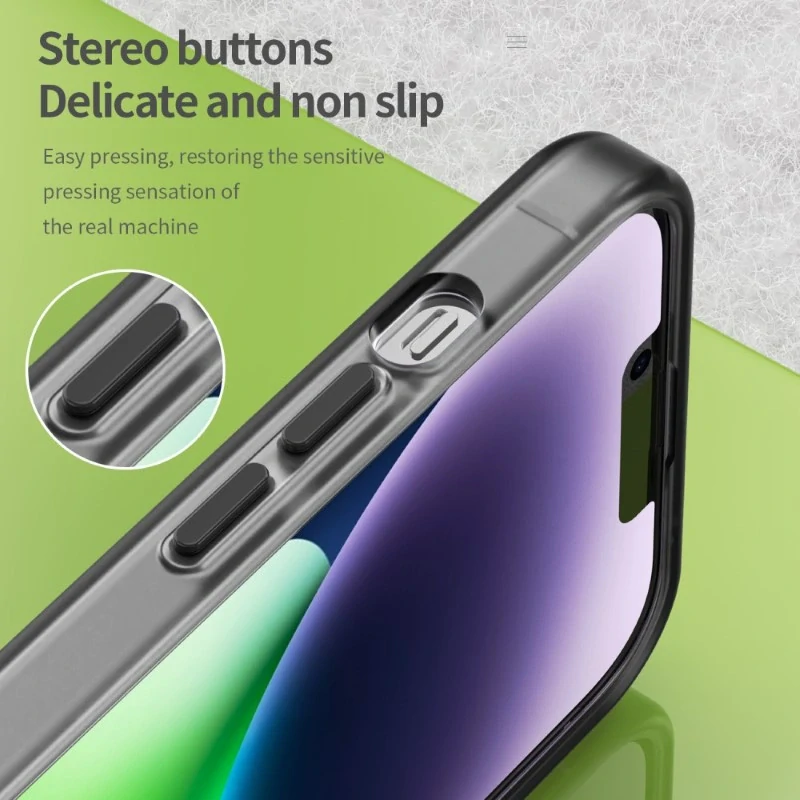 Kryt na iPhone 14 gumový Candy (podpora MagSafe) černý