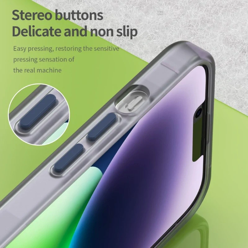 Kryt na iPhone 14 gumový Candy (podpora MagSafe) tmavě modrý
