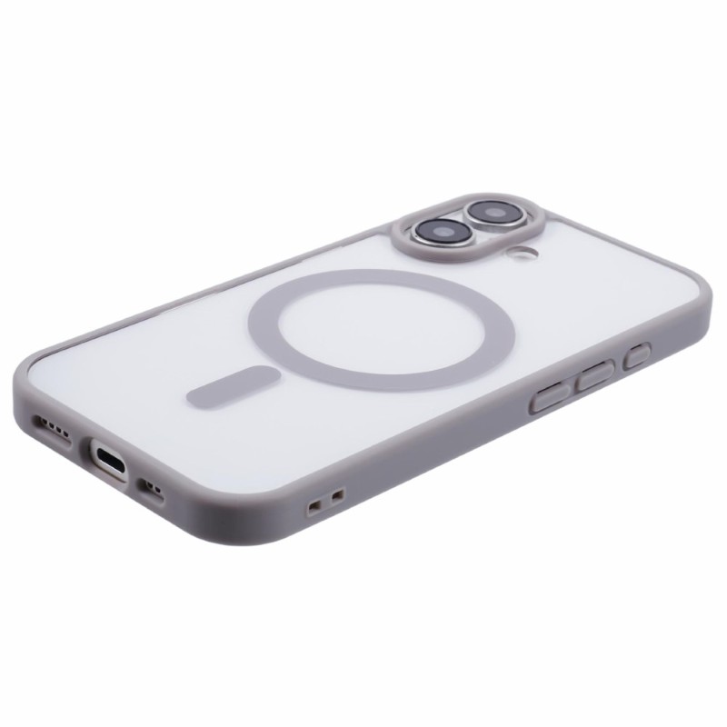 Kryt na iPhone 16 matný s podporou MagSafe šedý