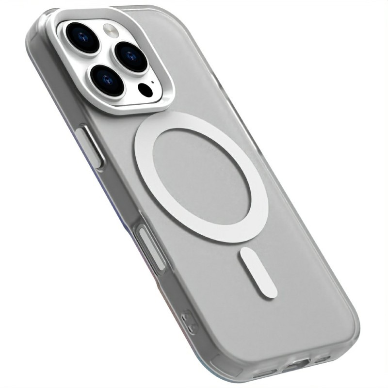 Kryt na iPhone 16 Pro gumový Candy (podpora MagSafe) bílý