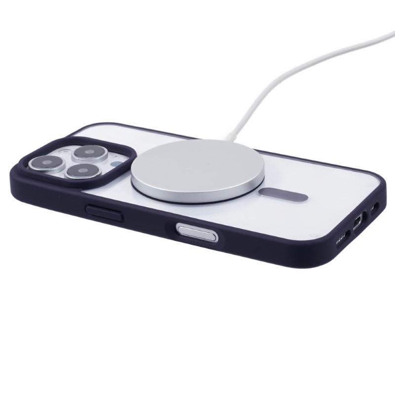 Kryt na iPhone 16 Pro matný s podporou MagSafe tmavě fialový