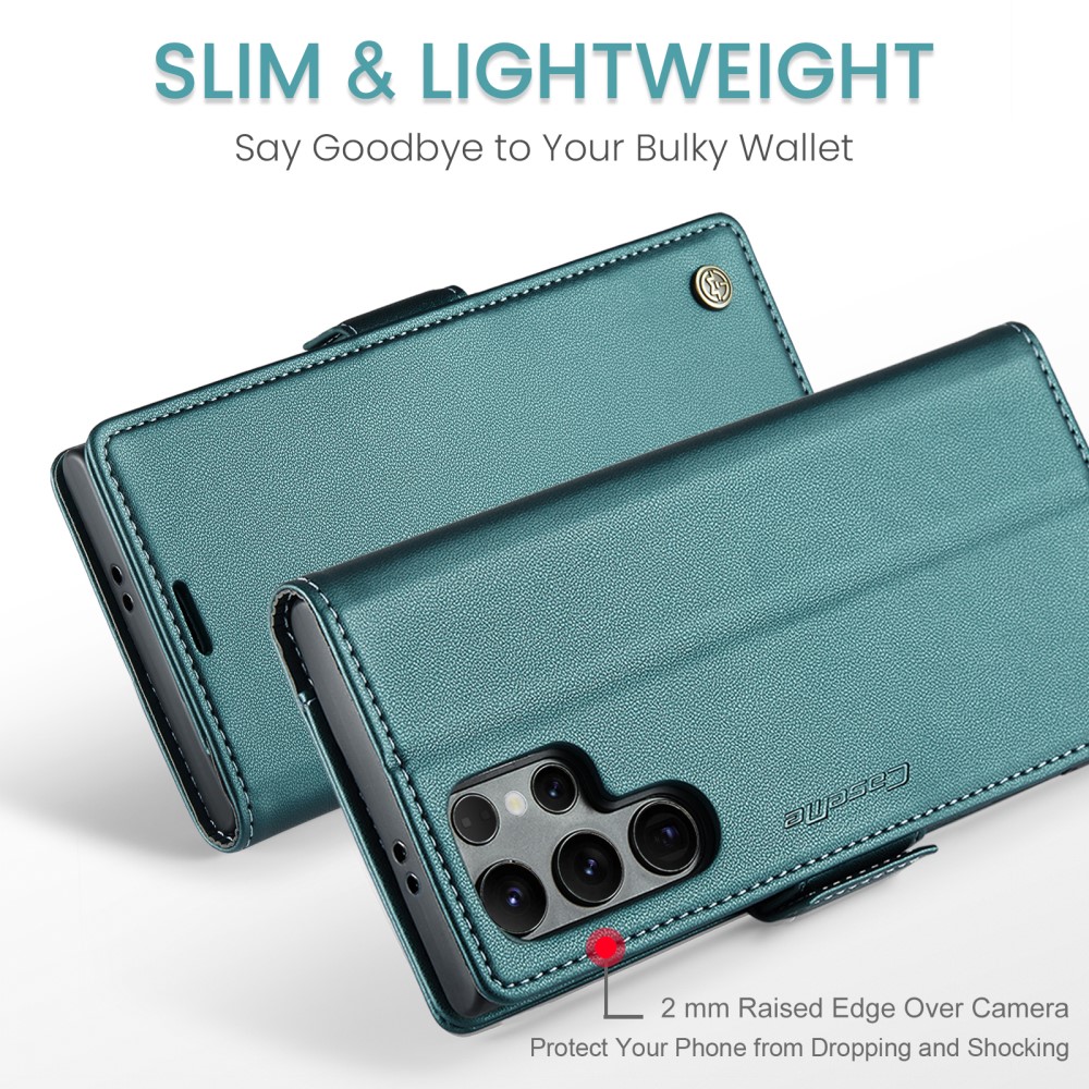 Pouzdro na Samsung Galaxy S25 Ultra CASEME smooth zelené