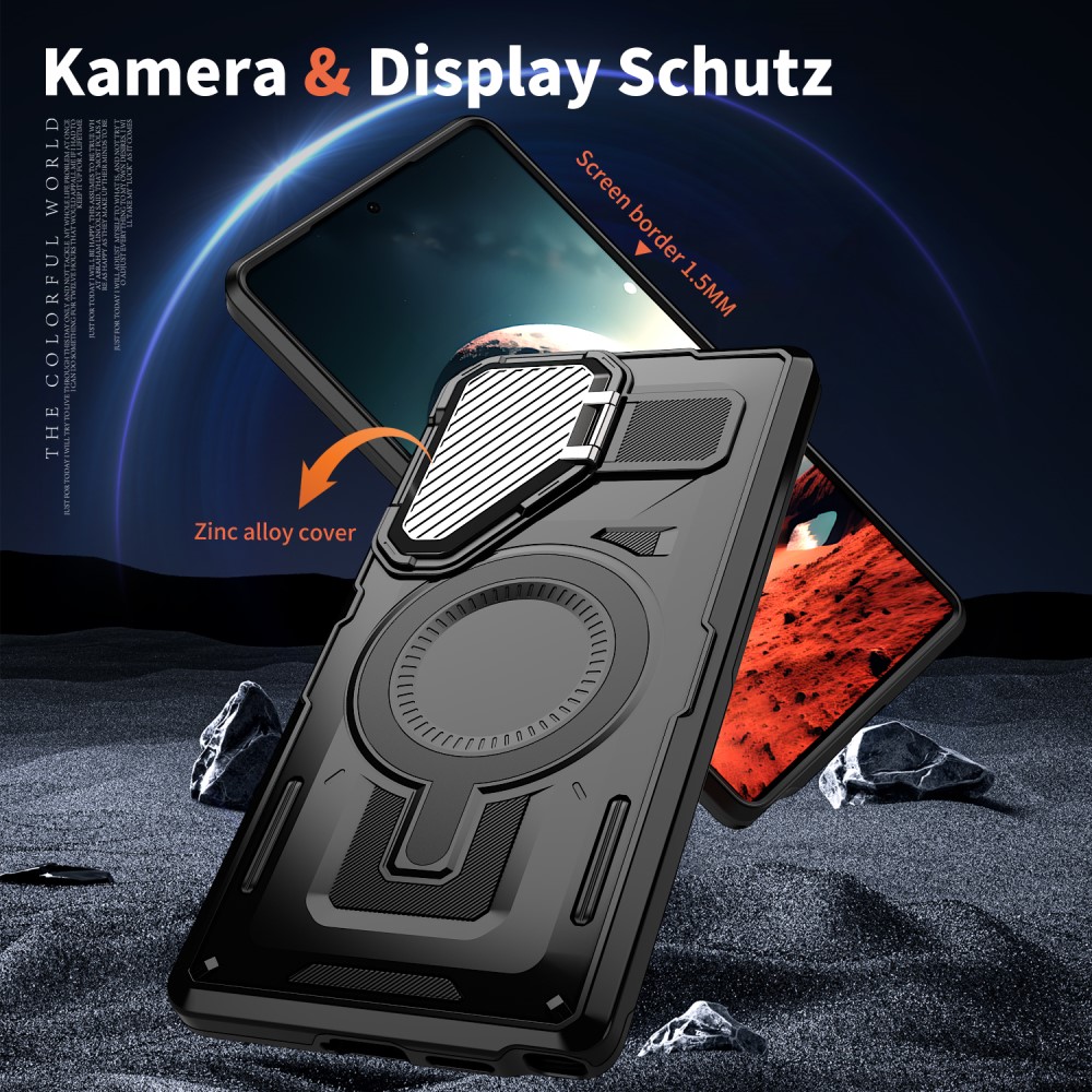 Kryt na Samsung Galaxy S25 Ultra s krytkou na fotoaparát černý