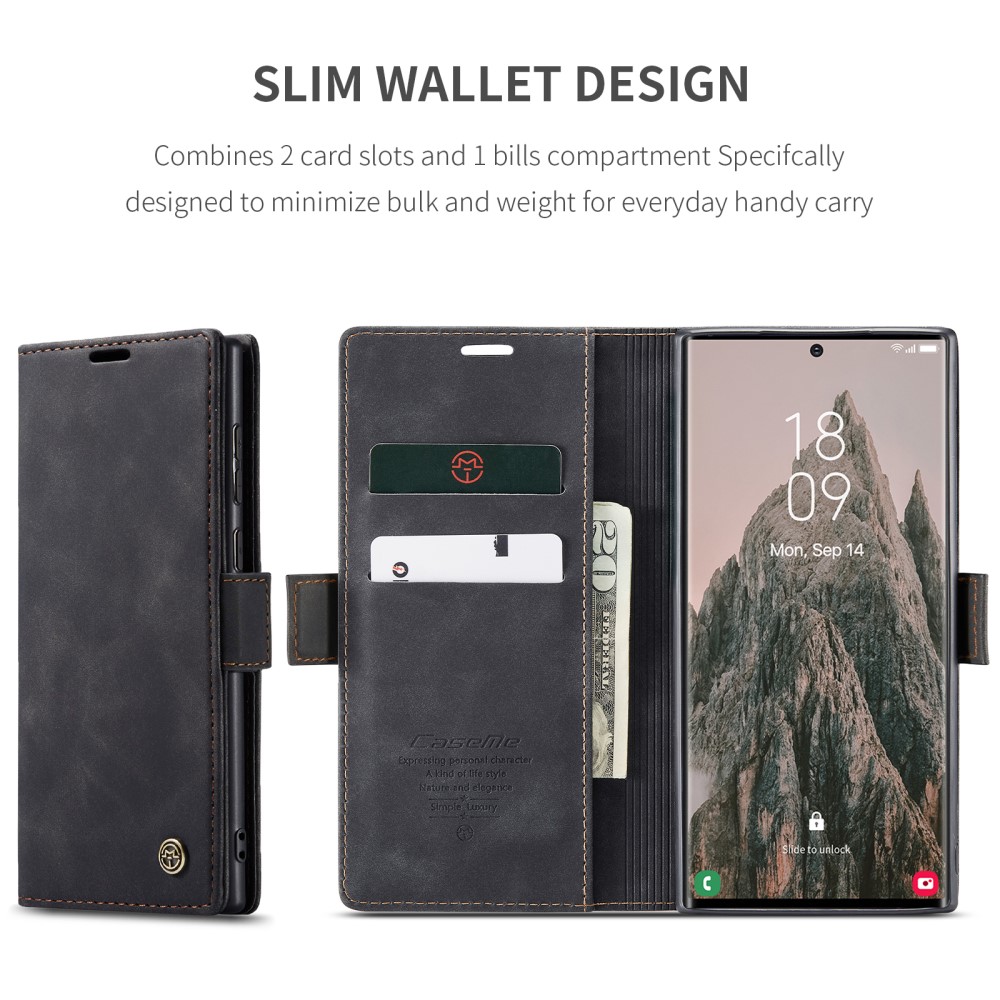 Pouzdro na Samsung Galaxy S25 Ultra CASEME černé