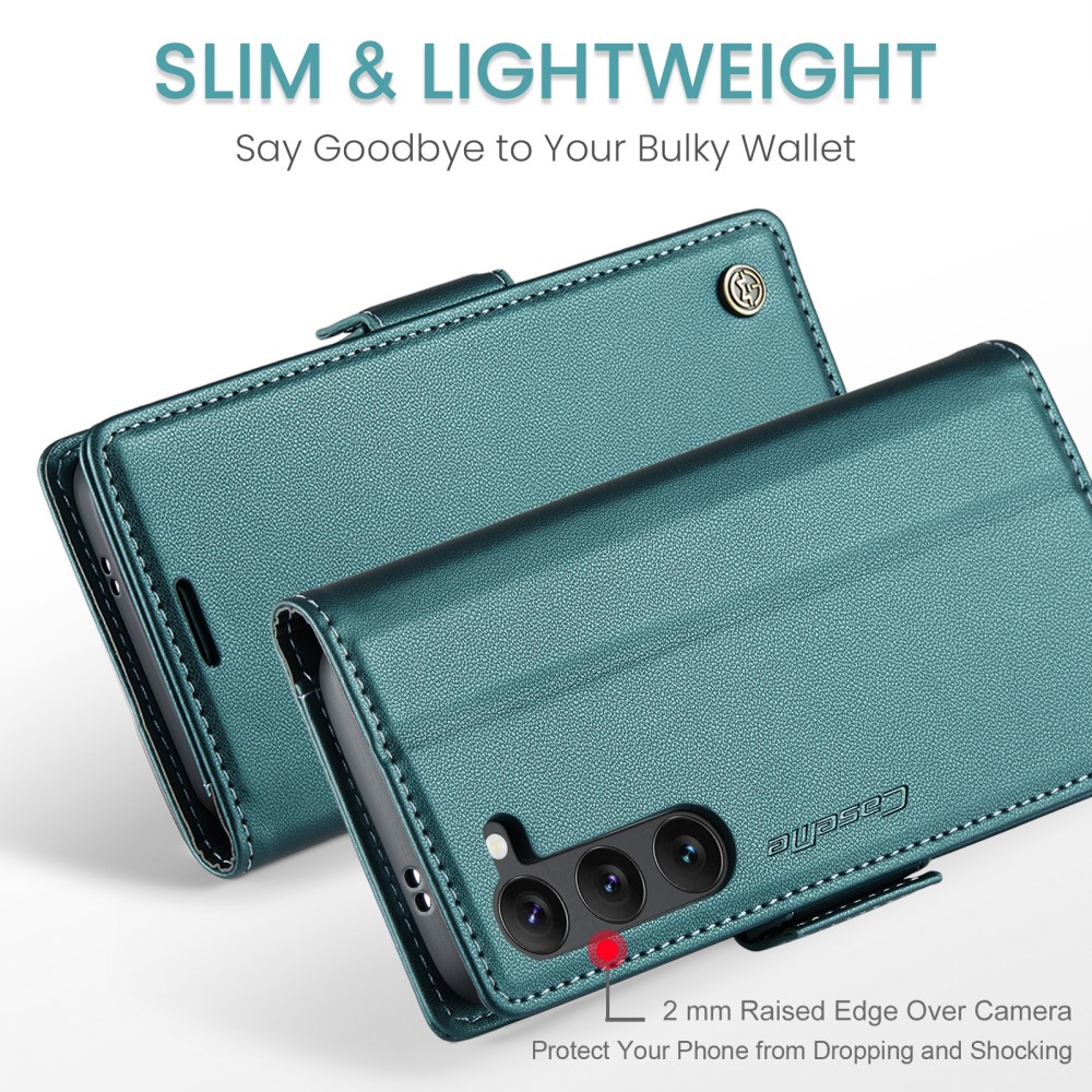 Pouzdro na Samsung Galaxy S25 CASEME smooth zelené