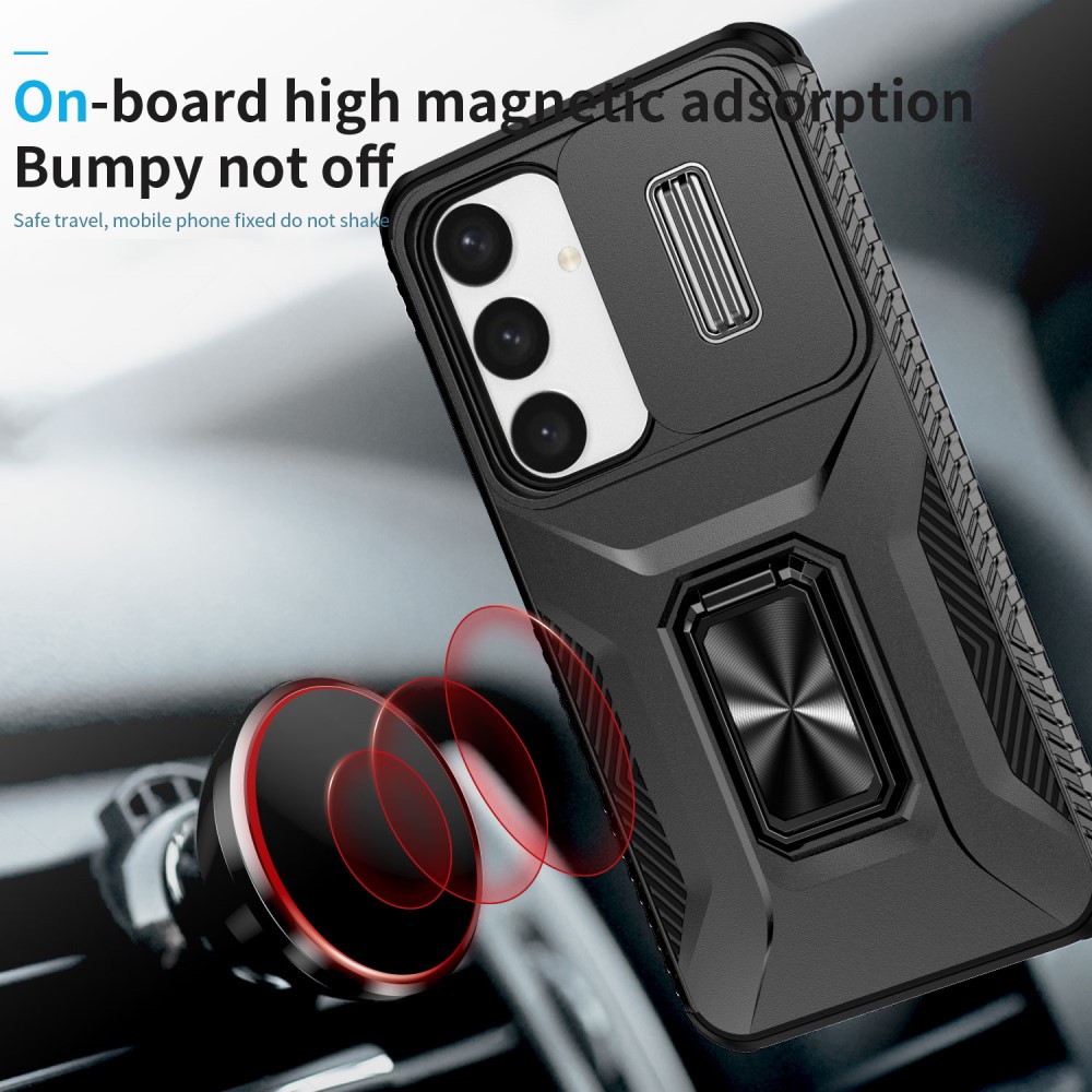 Kryt na Samsung Galaxy S25 odolný s krytkou na fotoaparát černý