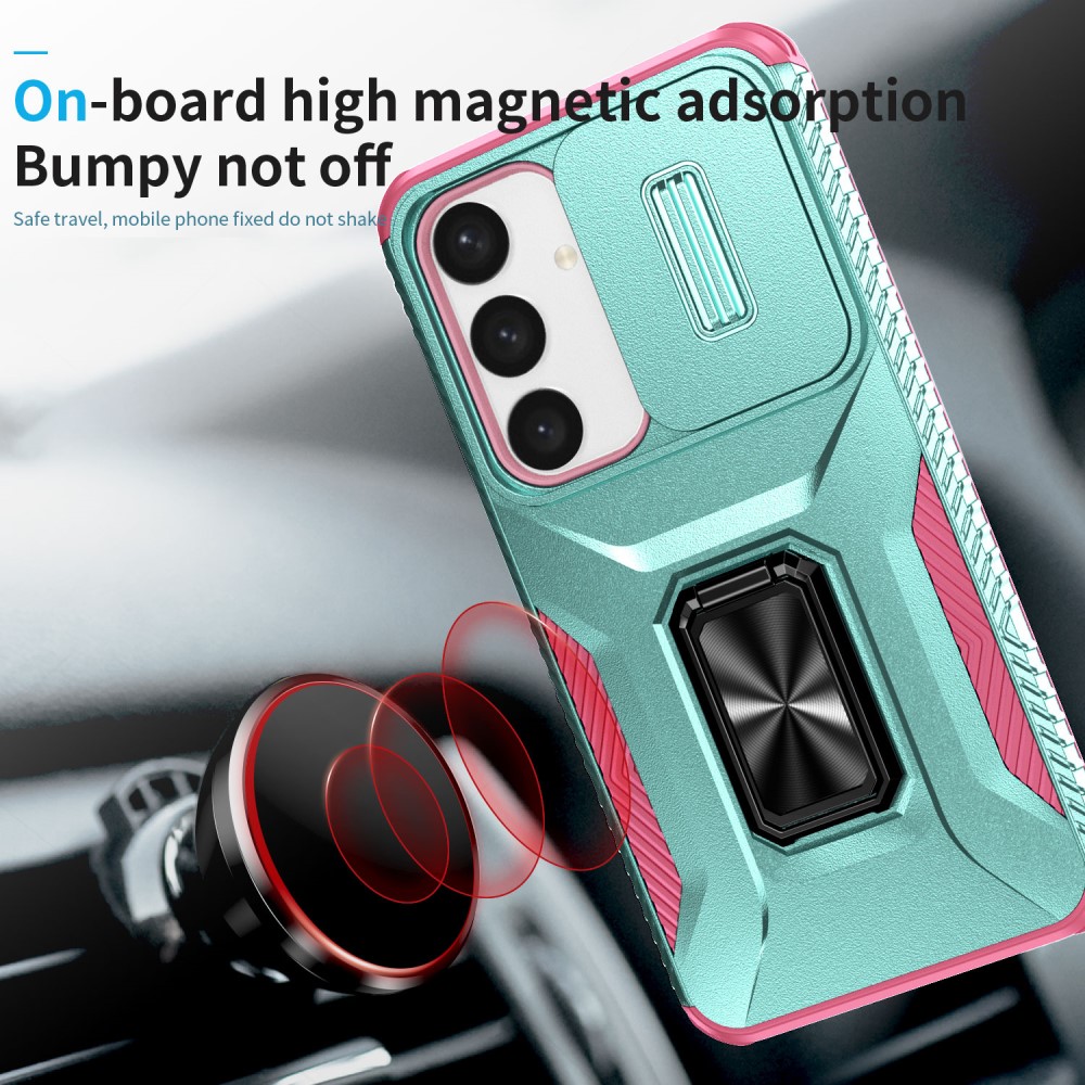 Kryt na Samsung Galaxy S25 odolný s krytkou na fotoaparát světle modrý