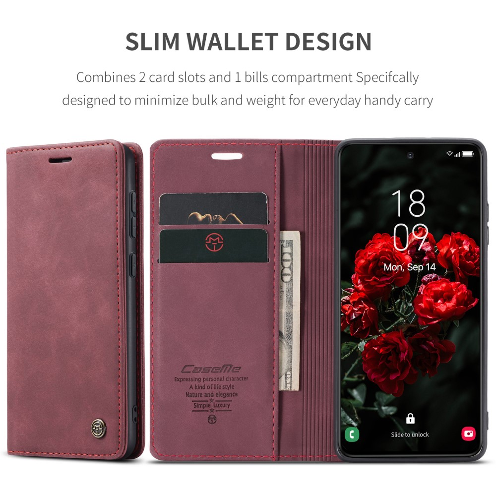 Pouzdro na Samsung Galaxy S25 CASEME červené